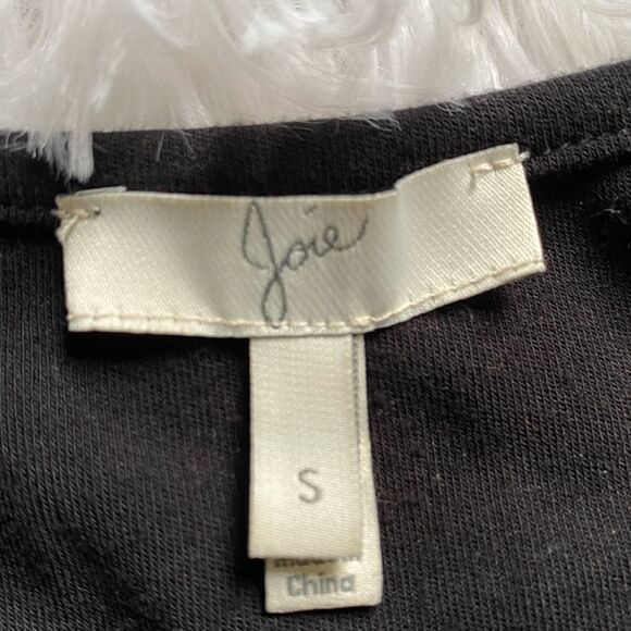 Joie Dress Sleeveless Black Flowy Stretchy Skater Rayon Spandex Women’s Sz Small - Picture 8 of 9